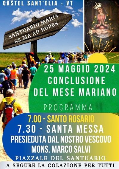 CONCLUSIONE DEL MESE DI MAGGIO MARIA SSma ad Rupes